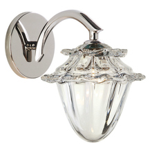  WS155CRPNX3 - Wall Sconce Acorn Clear Polished Nickel GY6.35 Xenon 35W